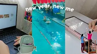 new year, new me 🤭 | building new habits, lots of studying and being productive