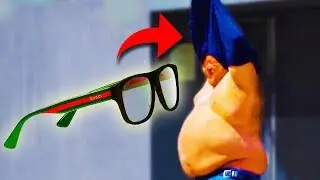GUCCI GLASSES BAIT PRANK!!