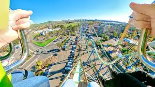 Medusa - Six Flags Discovery Kingdom - Onride - 4K - Wide Angle