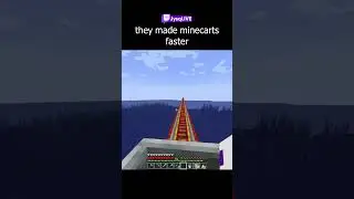 they made minecarts faster in the new minecraft snapshot