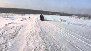 Мотособака SnowDog - Снегопроходчик. 24.01.16. (1)