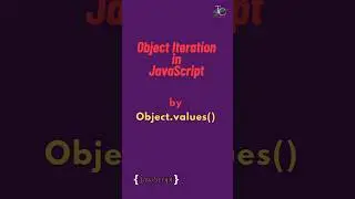 object.value method | object iteration | #javascript tutorial in 1 minutes
