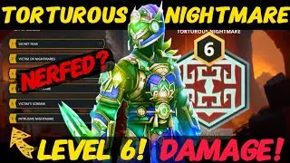 Will Torturous Nightmare🩸Remain Damage King?  | Level 6 Damage Series Prt 11 | Shadow Fight 3
