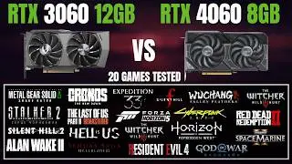 Nvidia RTX 3060 12GB vs RTX 4060 in 2026 | 20 Games Tested