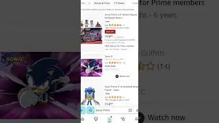 Sonic prime figures on amazon!