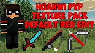 Huahwi PvP Texture Pack 16x16 - Default Red Edit 1.8 & 1.7 [MCSG/UHC] | PvP Resource Pack!
