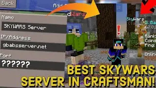 How to Join Best SKYWARS Server In Craftsman! | (100% Working!) | 'Gbabs SERVER 2022!!'