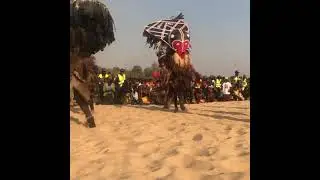 MAKISHI (masquerades) at the 2023 Likumbi Lya mize Traditional Ceremony.