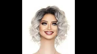 Attitude orchid wigs silver mist rooted