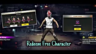 I Got Wukong Character in Free Fire | Redeem Free Character Event | Claiming Another Character 😁