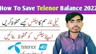 How To Save Telenor Balance While Using Internet | Telenor Balance Save Code Service 2022 | Telenor