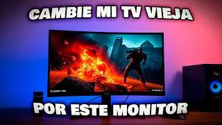 Cambie mi TV vieja por este Monitor GAMER Sansui de 24 pulgadas!