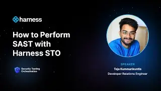 How to Perform SAST Scanning with Harness STO | Code Repository Scanning