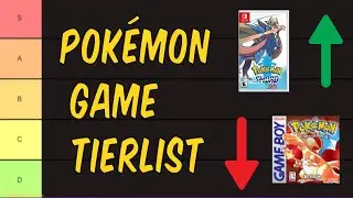 Pokémon Games Tier List!