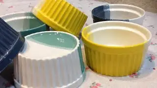 Multicolour Porcelain Baking Ramekins || Food lake bakery