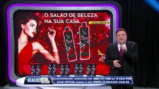 Lançamento Alinhamento Capilar Zap Me Leva no Raul Gil