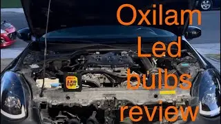 Oxilam Led bulbs Review! And install on the G35
