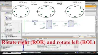 TIA Portal rotate right (ROR) and rotate left (ROL) instructions