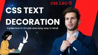 || lec-5|| what is #text_decoration properties in css || how to apply practically in html with css