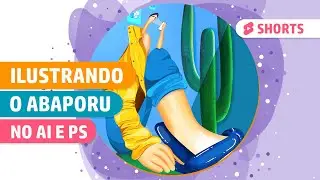 Ilustrando o ABAPORU no Illustrator e Photoshop | Laryssa Moura #shorts