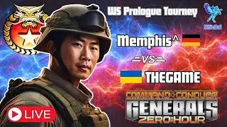 Live Command & Conquer, Zero Hour Replay Cast 15gmt Memphis^ v THEGAME World Series Prologue Tourney