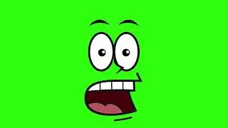 Cartoon Face Animations | Lips Sync | Emotions | Green Screen Video 