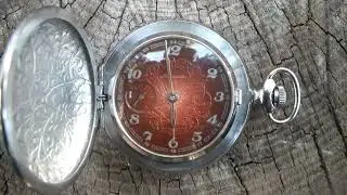 Vintage Molnija Molnya 18 Jewels USSR Mechanical Pocket Watch.