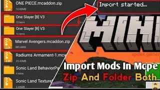 How To Import Mod Packs To Minecraft Pocket Edition