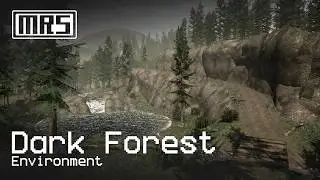 PSX Dark Forest Environment - Unreal Engine 5 ( FAB )
