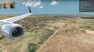 Approach & landing in Denver, CO {KDEN} in the PMDG 737-800 {P3Dv4}