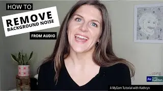 MyCom: How to remove background noise in audio with Adobe Audition