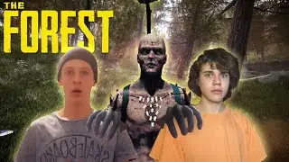 НОВИЧКИ В THE FOREST! СРАЖАЕМСЯ С АБОРИГЕНАМИ!!