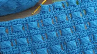 Very easy cube standing trend crochet baby blanket pattern online tutorial #crochet