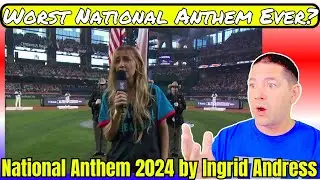 Worst National Anthem Ever? National Anthem 2024 by Ingrid Andress REACTION