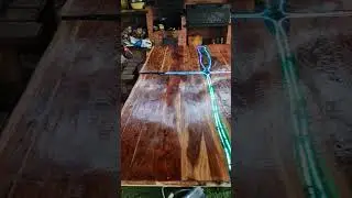 My new river table in gazebo