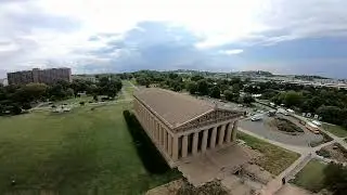 4K 360° spin of The Parthenon in Nashville, TN, U.S.