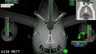 Airbus #A330MRTT world first automatic air-to-air refueling (A3R) flight test in night conditions