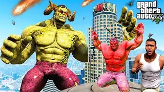 FRANKLIN Became GREEN HULK and Defeat 