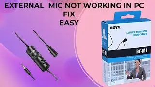 MIC NOT WORKING FIX