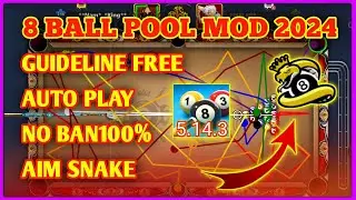 8 Ball Pool - New Aim Snake Hack 😲 Autoplay | v5.14.3 | 8 Ball Pool Hack | 100% FREE 🥰 | 8 Ball Pool