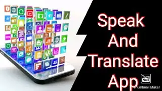 Best 2021 App Speak And Translator # Technicallyminder #