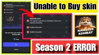 Hamster Kombat season 2 new updates | How to solve unable to buy skin in hamster kombat 🔥🔥
