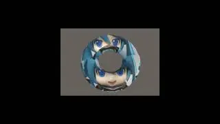 miku turns into donut