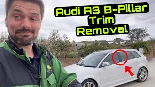 Easy Audi A3 B Pillar Trim Replacement