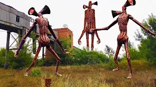 Сиреноголовый в реальной жизни! Встретили СИРЕНОГОЛОВОГО в деревне!