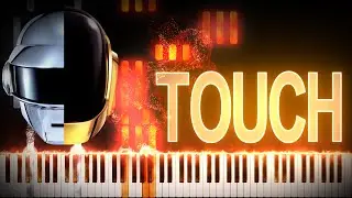 Daft Punk - Touch (Oysterlovers version) | Synthesia Piano Tutorial