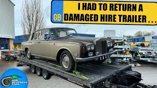 COLLECTING MY NEW BRIAN JAMES T6 CAR TRAILER and RETURNING A DAMAGED HIRE TRAILER . . .