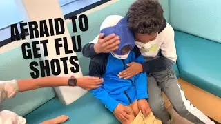 BIG BROTHER CONSOLES LITTLE BROTHER AFTER GETTING A FLU SHOT