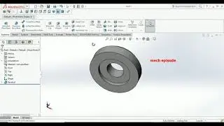 Revolve in solidworks #SHORTS #SOLIDWORKS #REVOVLVE #MECHEPISODE