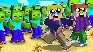 Minecraft'da BÜYÜK Zombi Kıyametinde Hayatta Kalıyoruz! 🧟
